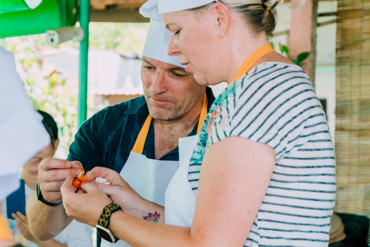 Chef Instructing Guests